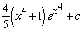 <strong>Use a table of integrals to find an antiderivative. </strong> A) B) C) D)