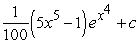 <strong>Use a table of integrals to find an antiderivative. </strong> A) B) C) D)