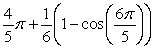 <strong>Find the area between the following curves on the given interval. </strong> A) B) C) D)