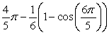 <strong>Find the area between the following curves on the given interval. </strong> A) B) C) D)