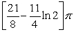 <strong>Compute the volume of a solid formed by revolving the region bounded by </strong> A) B) C) D)