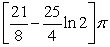 <strong>Compute the volume of a solid formed by revolving the region bounded by </strong> A) B) C) D)