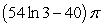 <strong>Find the volume of the solid formed by revolving the region bounded by about y = 6.</strong> A) B) C) D)