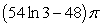 <strong>Find the volume of the solid formed by revolving the region bounded by about y = 6.</strong> A) B) C) D)