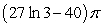 <strong>Find the volume of the solid formed by revolving the region bounded by about y = 6.</strong> A) B) C) D)