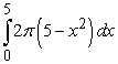 <strong>Pick the integral that represents a volume calculation by cylindrical shells that is equivalent to the following integral that represents a calculation of the same volume but by the method of washers. </strong> A) B) C) D)