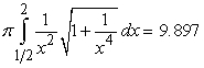 <strong>Identify the integral used to determine the surface area of the surface of revolution for the shape described by , , revolved about the x-axis.</strong> A) B) C) D)