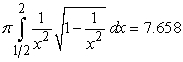 <strong>Identify the integral used to determine the surface area of the surface of revolution for the shape described by , , revolved about the x-axis.</strong> A) B) C) D)