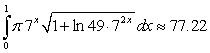 <strong>Set up the integral for the surface area of the surface of revolution and approximate the integral with a numerical method. Round answers to two decimal places. revolved about the x-axis</strong> A) B) C) D)