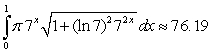 <strong>Set up the integral for the surface area of the surface of revolution and approximate the integral with a numerical method. Round answers to two decimal places. revolved about the x-axis</strong> A) B) C) D)