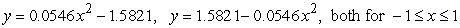 <strong>A race track is described by the equations , and . How long is one lap around the track? Round your answer to the nearest tenth.</strong> A) 16.6 B) 5.5 C) 33.1 D) 303.8