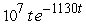 The thrust on a particular missile is represented as Newtons for second. Identify the correct impulse.