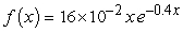 The pdf describing the chance that a given insect will die at a particular age, x days, is . What is the chance the insect will live longer than 6 days?