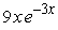Find the mean of x, given the pdf   ,   .