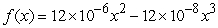Probability density functions can be weighted so that different properties of the distribution can be enhanced or diminished. For instance, if a set of test scores is to be used in comparing the highest performers in a class, one might want to use a pdf, , in which the probability of finding a certain score, f(x), is multiplied by that score: . A mean found using the weighted pdf might be called a score-weighted mean. Find the score-weighted mean for an exam for which the probability of finding a score is given by the function . You will need to construct the weighted pdf then use it to find the mean score.