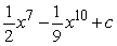 <strong>Find the general antiderivative. </strong> A) B) C) D)