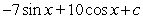 <strong>Find the general antiderivative. </strong> A) B) C) D)