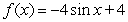 <strong>Find the function satisfying the given conditions. </strong> A) B) C) D)