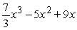 <strong>Find the function satisfying the given conditions. </strong> A) B) C) D)