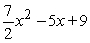 <strong>Find the function satisfying the given conditions. </strong> A) B) C) D)