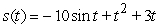 <strong>Determine the position function if the acceleration function is , the initial velocity is , and the initial position is .</strong> A) B) C) D)
