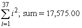 <strong>Translate the following calculation into summation notation and then compute the sum. Round to two decimal places. The square root of the sum of the first positive integers.</strong> A) sum = B) sum = C) D)