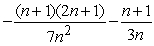 <strong>Compute the sum and the limit of the sum as . </strong> A) Sum = ; limit of sum as is B) Sum = ; limit of sum as is C) Sum = ; limit of sum as is D) Sum = ; limit of sum as is