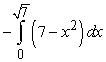 <strong>Write the given (signed) area as an integral or sum of integrals. The area above the -axis and below </strong> A) B) C) D)