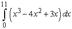 <strong>Write the given (total) area as an integral or sum of integrals. The area between and the -axis for .</strong> A) B) C) D)