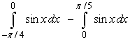 <strong>Write the given (total) area as an integral or sum of integrals. The area between and the -axis for .</strong> A) B) C) D)