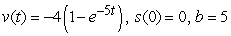 <strong>Use the given velocity function and initial position to estimate the final position . Round to two decimal places. </strong> A) B) C) D)