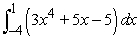 <strong>Use Part I of the Fundamental Theorem of Calculus to compute the integral exactly. </strong> A) B) C) D)