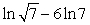 Use the properties of logarithms to rewrite the expression as a single term.