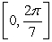 Find the absolute extrema of the given function on the indicated interval. on