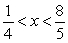 <strong>Determine the intervals where   is concave up and concave down.</strong> A) concave down for   Concave up for   B) concave down for   Concave up for   C) concave down for   Cancave up for   D) concave down for   and   Concave up for   <div style=padding-top: 35px> 