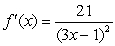 <strong>Compute the derivative function (x) of .</strong> A) B) C) D)
