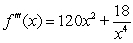<strong>Find the third derivative of .</strong> A) B) C) D)