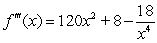 <strong>Find the third derivative of .</strong> A) B) C) D)