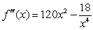<strong>Find the third derivative of .</strong> A) B) C) D)