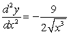 <strong>Find the second derivative of .</strong> A) B) C) D)