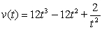 <strong>Using the position function , find the velocity function.</strong> A) B) C) D)