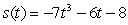 <strong>Using the position function , find the acceleration function.</strong> A) B) C) D)