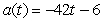 <strong>Using the position function , find the acceleration function.</strong> A) B) C) D)