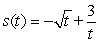 <strong>Using the position function , find the velocity function.</strong> A) B) C) D)