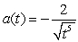 <strong>Using the position function , find the acceleration function.</strong> A) B) C) D)
