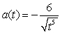 <strong>Using the position function , find the acceleration function.</strong> A) B) C) D)