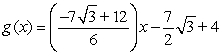 <strong>Find an equation of the line tangent to at x = 3.</strong> A) B) C) D)