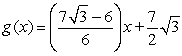 <strong>Find an equation of the line tangent to at x = 3.</strong> A) B) C) D)