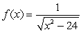 <strong>Find an equation of the line tangent to at x = 5.</strong> A) y = -5x + 24 B) y = -5x C) y = 5x + 6 D) y = -5x + 26