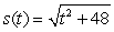 <strong>Use the position function meters to find the velocity at t = 4 seconds.</strong> A) 8 m/s B) m/s C) m/s D) m/s